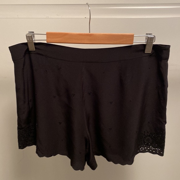 Joie Black Silk Dress Shorts - Picture 2 of 4